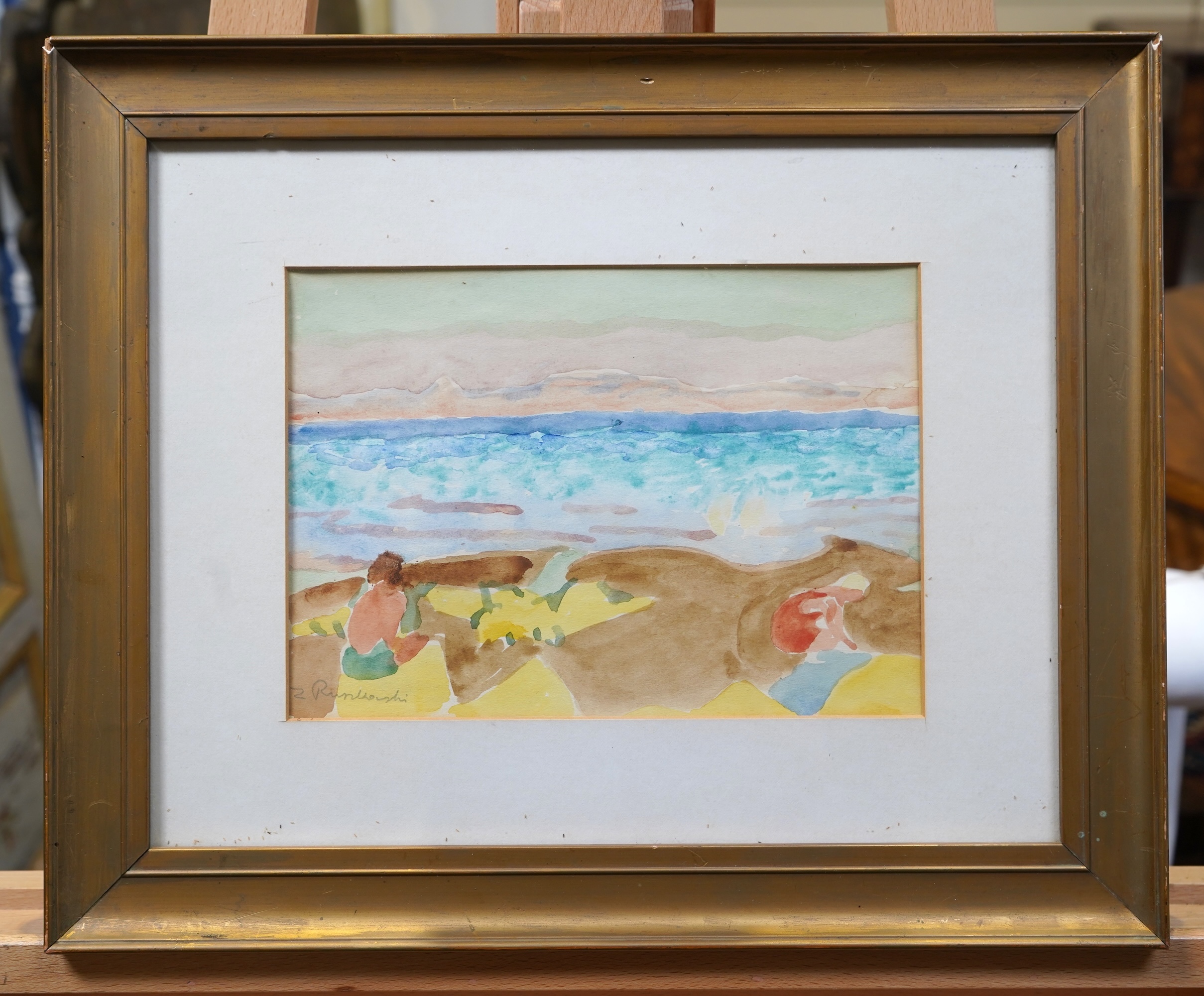 Zdzislaw Ruszkowski, Polish 1907-1991, 'Seaside'